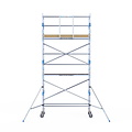 Alumexx Rolsteiger Alumexx Light 75x250 6,2m werkhoogte tegen de gevel