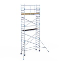 Alumexx Rolsteiger Alumexx Light 75x250 7,2m werkhoogte tegen de gevel
