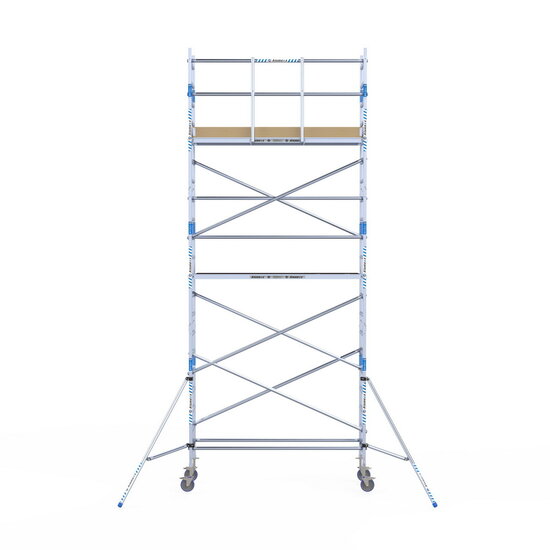 Alumexx Rolsteiger Alumexx Light 75x250 7,2m werkhoogte tegen de gevel