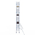 Alumexx Rolsteiger Alumexx Light 75x250 8,2m werkhoogte tegen de gevel