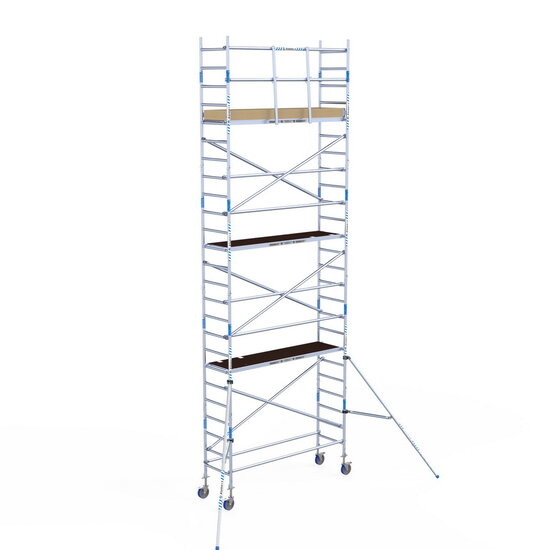 Alumexx Rolsteiger Alumexx Light 75x250 8,2m werkhoogte tegen de gevel