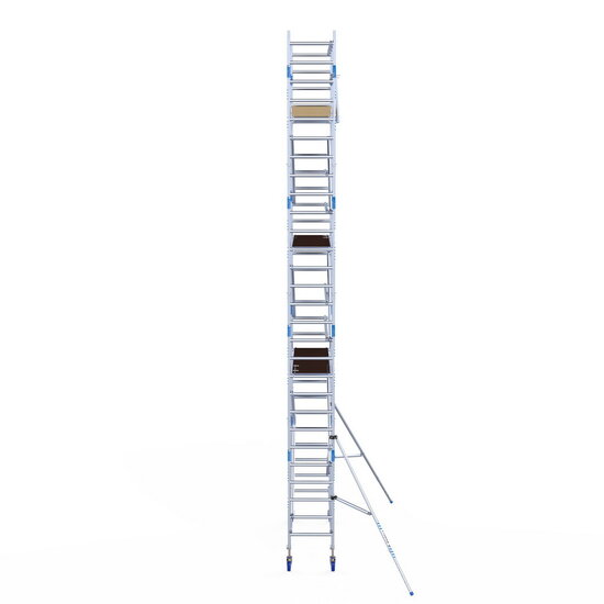 Alumexx Rolsteiger Alumexx Light 75x250 9,2m werkhoogte tegen de gevel
