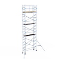 Alumexx Rolsteiger Alumexx Light 75x250 9,2m werkhoogte tegen de gevel