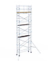 Rolsteiger Alumexx Light 75x250 9,2m werkhoogte tegen de gevel