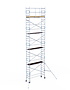 Rolsteiger Alumexx Light 75x250 10,2m werkhoogte tegen de gevel