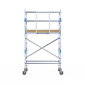 Alumexx Rolsteiger Alumexx Light 90x190 4,2m werkhoogte tegen de gevel