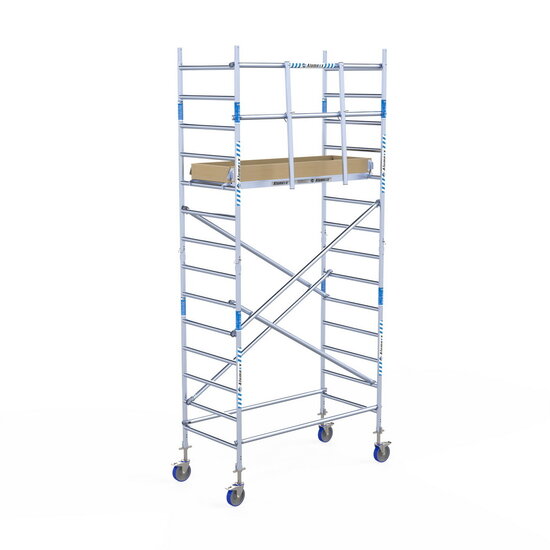 Alumexx Rolsteiger Alumexx Light 90x190 5,2m werkhoogte tegen de gevel