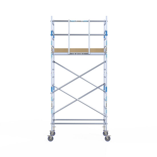Alumexx Rolsteiger Alumexx Light 90x190 5,2m werkhoogte tegen de gevel