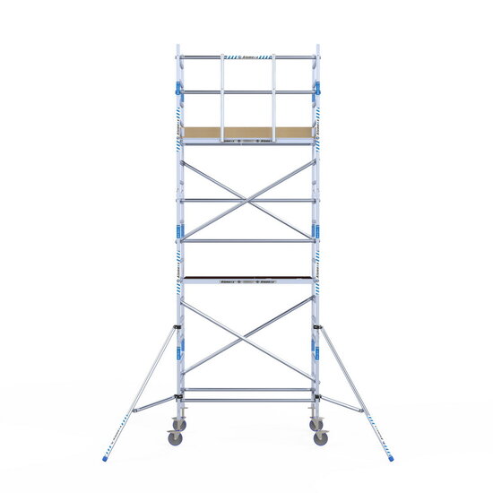 Alumexx Rolsteiger Alumexx Light 90x190 6,2m werkhoogte tegen de gevel