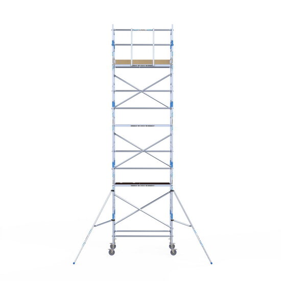 Alumexx Rolsteiger Alumexx Light 90x190 8,2m werkhoogte tegen de gevel