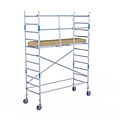 Alumexx Rolsteiger Alumexx Light 90x250 4,2m werkhoogte tegen de gevel