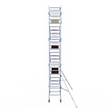 Alumexx Rolsteiger Alumexx Light 90x250 8,2m werkhoogte tegen de gevel