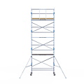 Alumexx Rolsteiger Alumexx Light 90x250 8,2m werkhoogte tegen de gevel