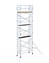 Rolsteiger Alumexx Light 90x250 9,2m werkhoogte tegen de gevel