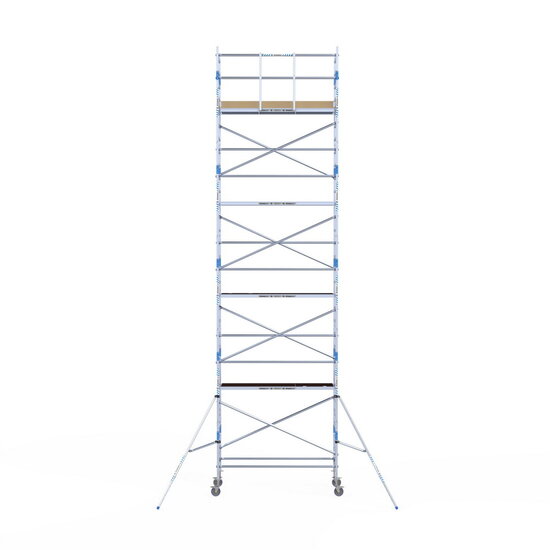 Alumexx Rolsteiger Alumexx Light 90x250 10,2m werkhoogte tegen de gevel