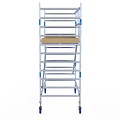 Alumexx Rolsteiger Alumexx Light 135x250 4,2m werkhoogte tegen de gevel