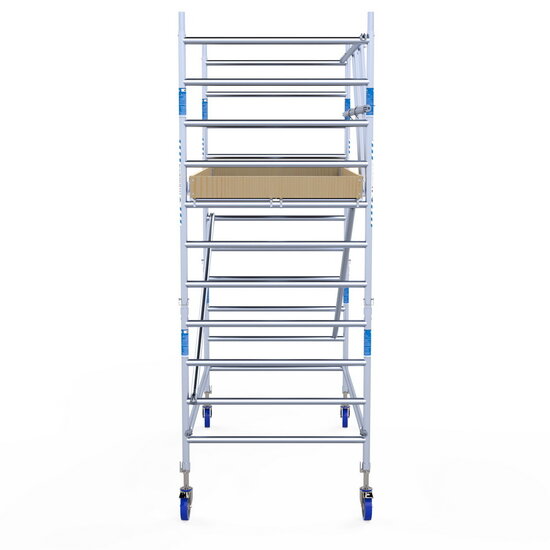 Alumexx Rolsteiger Alumexx Light 135x250 4,2m werkhoogte tegen de gevel