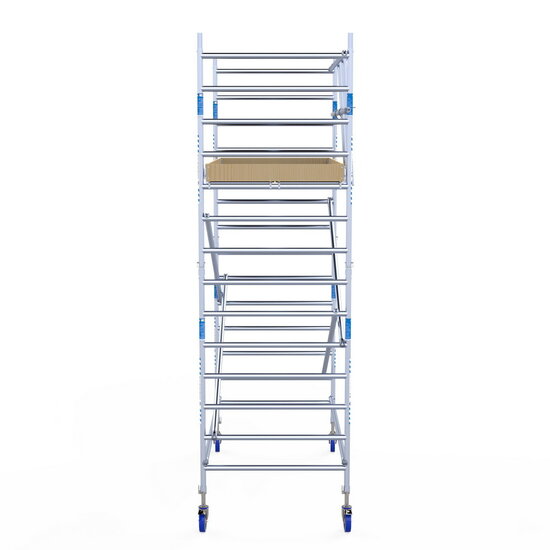 Alumexx Rolsteiger Alumexx Light 135x250 5,2m werkhoogte tegen de gevel