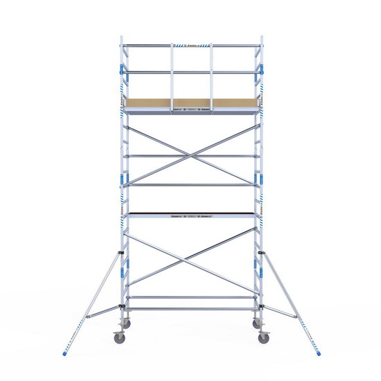 Alumexx Rolsteiger Alumexx Light 135x250 6,2m werkhoogte tegen de gevel