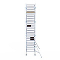 Alumexx Rolsteiger Alumexx Light 135x250 8,2m werkhoogte tegen de gevel