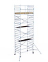 Rolsteiger Alumexx Light 135x250 8,2m werkhoogte tegen de gevel