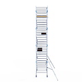 Alumexx Rolsteiger Alumexx Light 135x250 9,2m werkhoogte tegen de gevel