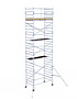 Rolsteiger Alumexx Light 135x250 9,2m werkhoogte tegen de gevel