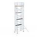 Alumexx Rolsteiger Alumexx Light 135x250 10,2m werkhoogte tegen de gevel