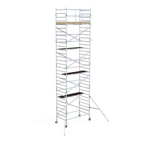 Alumexx Rolsteiger Alumexx Light 135x250 10,2m werkhoogte tegen de gevel