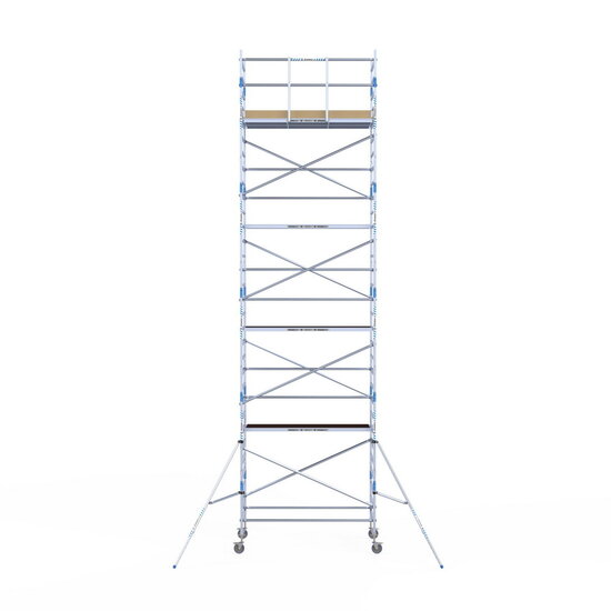 Alumexx Rolsteiger Alumexx Light 135x250 10,2m werkhoogte tegen de gevel
