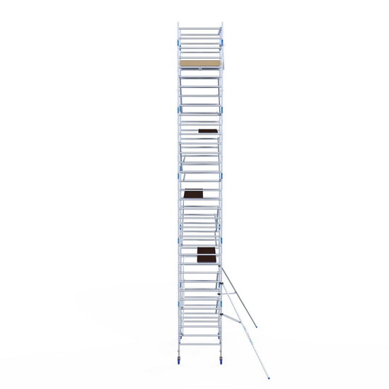 Alumexx Rolsteiger Alumexx Light 135x250 11,2m werkhoogte tegen de gevel