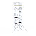 Alumexx Rolsteiger Alumexx Light 135x250 11,2m werkhoogte tegen de gevel