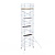 Alumexx Rolsteiger Alumexx Light 135x250 11,2m werkhoogte tegen de gevel
