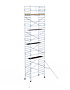 Rolsteiger Alumexx Light 135x250 11,2m werkhoogte tegen de gevel