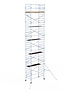 Rolsteiger Alumexx Light 135x250 12,2m werkhoogte tegen de gevel