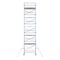 Alumexx Rolsteiger Alumexx Light 135x250 12,2m werkhoogte tegen de gevel