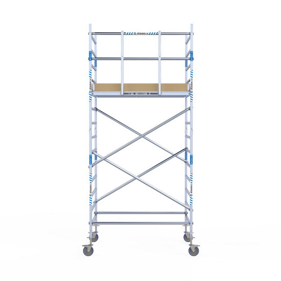 Alumexx Rolsteiger Alumexx Light 135x190 5,2m werkhoogte tegen de gevel