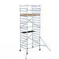 Alumexx Rolsteiger Alumexx Light 135x190 6,2m werkhoogte tegen de gevel