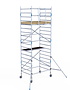 Rolsteiger Alumexx Light 135x190 6,2m werkhoogte tegen de gevel
