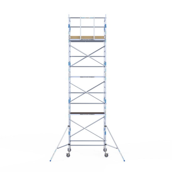 Alumexx Rolsteiger Alumexx Light 135x190 8,2m werkhoogte tegen de gevel