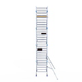 Alumexx Rolsteiger Alumexx Light 135x190 9,2m werkhoogte tegen de gevel