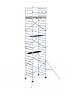 Rolsteiger Alumexx Light 135x190 9,2m werkhoogte tegen de gevel