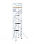 Rolsteiger Alumexx Light 135x190 10,2m werkhoogte tegen de gevel