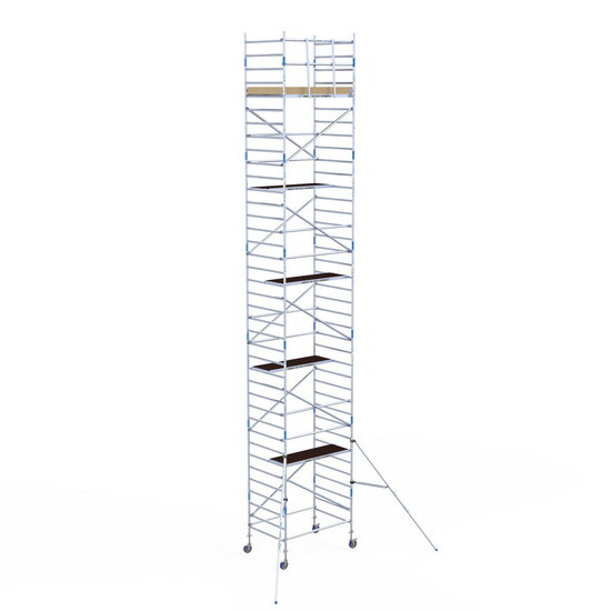 Alumexx Rolsteiger Alumexx Light 135x190 12,2m werkhoogte tegen de gevel