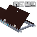 Euroscaffold Kamersteiger platform (Compact) 140 cm met luik