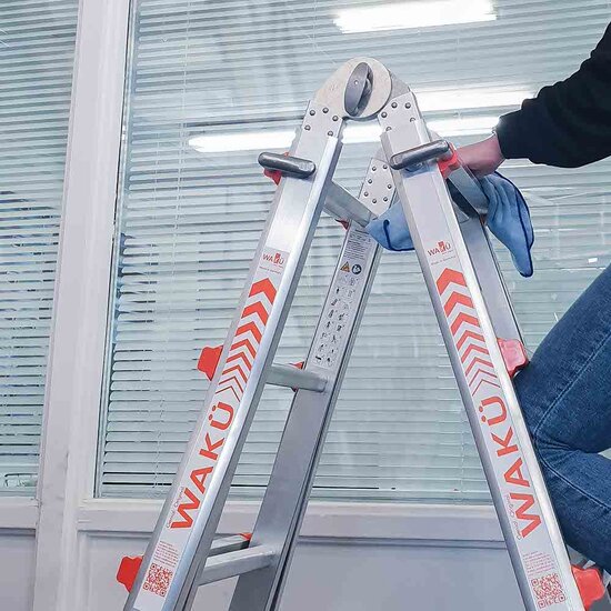 Waku Ladders Waku multifunctionele vouwladder 4x4