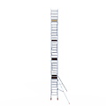 Euroscaffold Rolsteiger Euroscaffold Basic 75x190 10,2m werkhoogte tegen de gevel