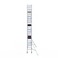 Euroscaffold Rolsteiger Euroscaffold Basic 75x250 8,2m werkhoogte tegen de gevel
