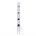Euroscaffold Rolsteiger Euroscaffold Basic 75x305 10,2m werkhoogte tegen de gevel