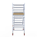 Euroscaffold Rolsteiger Euroscaffold Basic 135x190 4,2m werkhoogte tegen de gevel